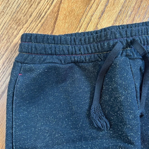 Black Sparkle Soemthing to Smile In Shorts - Picture 4 of 7